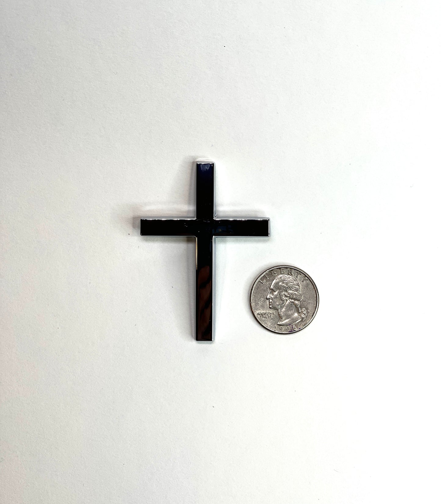 Contemporary Cross Auto Emblem