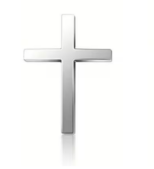 Contemporary Cross Auto Emblem